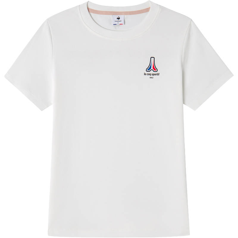 Le Coq Sportif T Shirts Women's Crew Neck Moderate Straight Fit