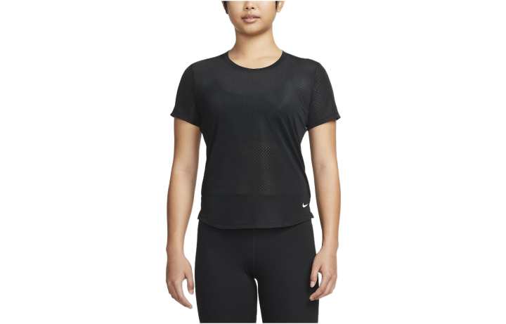 Nike Nike T Shirts Women's Black Crew Neck Moderate Straight Fit