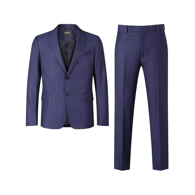 Ermenegildo Zegna SS24 Business Suit Men's Dark Blue