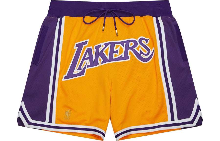 Mitchell Ness x Just Don Los Angeles Lakers Basketball Shorts Los Angeles Lakers Men's Yellow