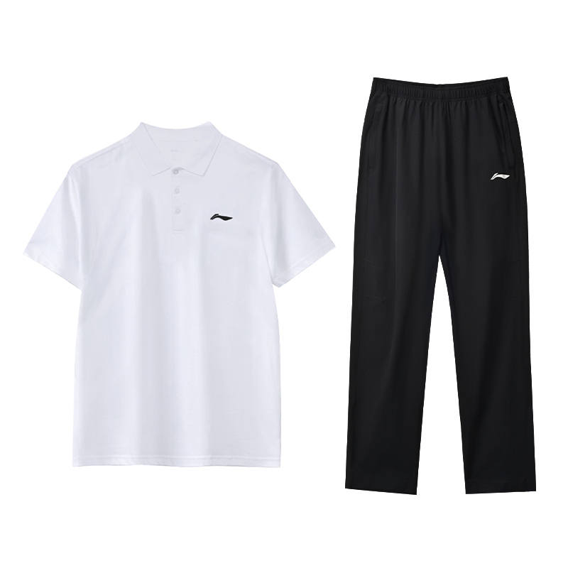 Li-Ning Li Ning Casual Sportswear Men's Polo Collar Thin