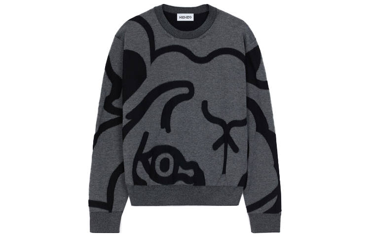 KENZO Sweaters Women's Black Crew Neck Moderate Other