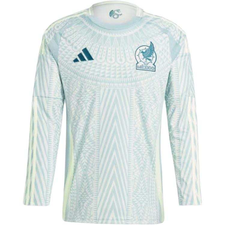 Adidas Adidas Mexico National Team MEXICO 24 Soccer Jersey Men's Linen Green