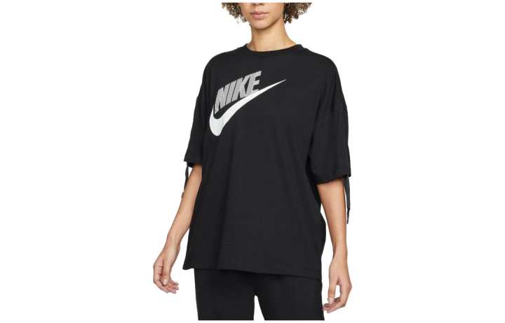 Nike Nike Drop Shoulder Sleeve T Shirt Women's Black