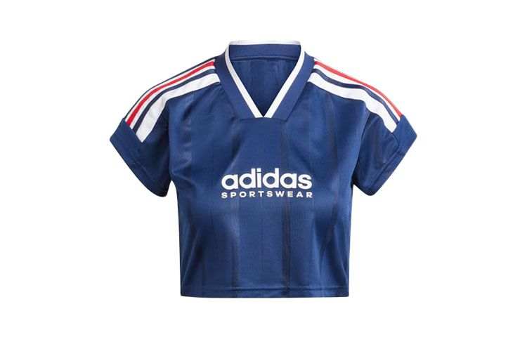 Adidas Adidas Free Shipping With AdiClub Tiro Cut 3-Stripes Crop Jersey