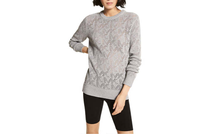 MICHAEL KORS MICHAEL KORS Sweaters Women's Gray Crew Neck Moderate Other