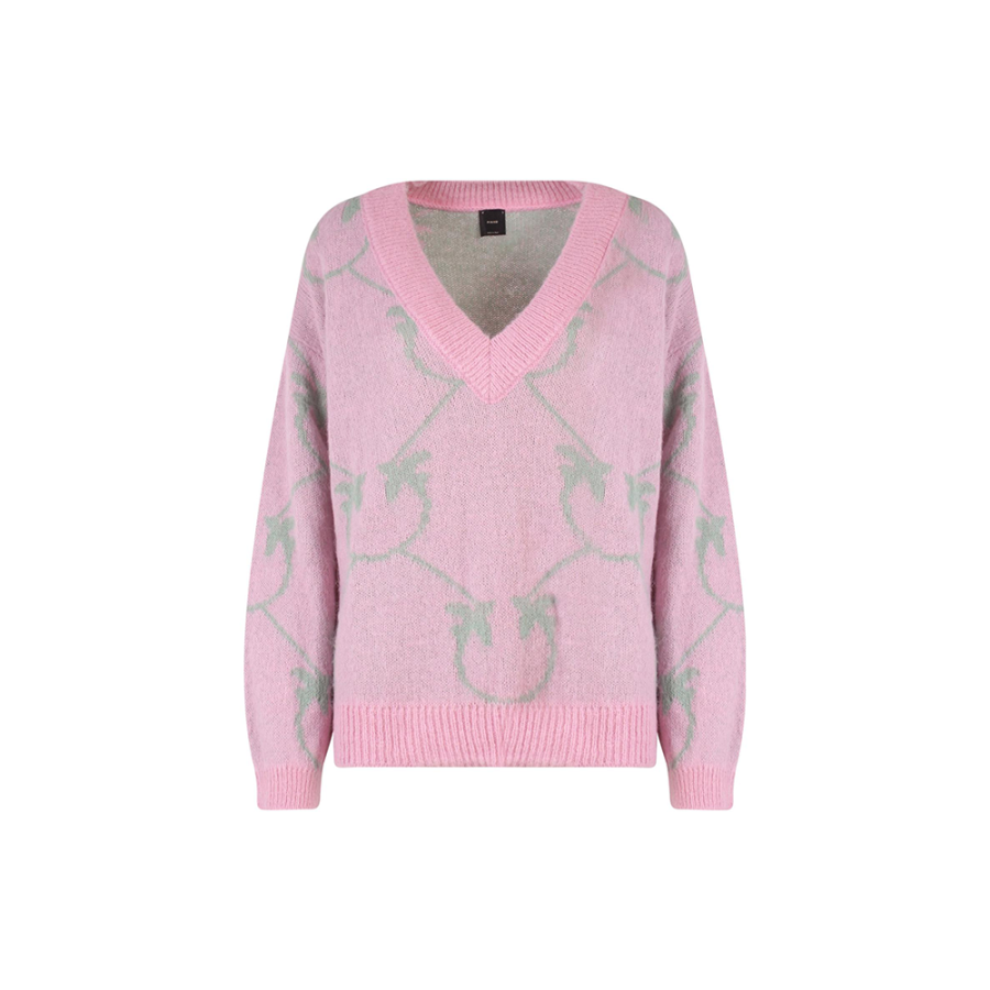 PINKO FW22 Sweater Women's Peach Pink