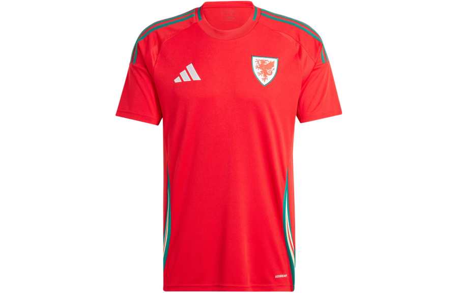 Adidas Adidas Wales National Team WALES 24 HOME JERSEY Soccer Jersey Men's Scarlet