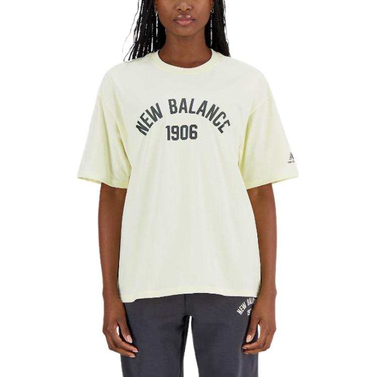 New Balance New Balance Drop Shoulder Sleeve T Shirt Women's Morning Light