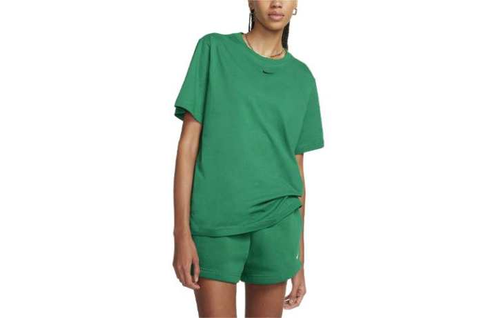 Nike Nike Sportswear Essentials Drop Shoulder Sleeve T Shirt Women's Green
