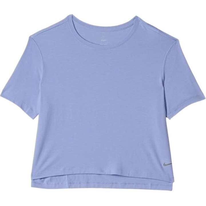 Nike Nike T Shirts Women's Purple Crew Neck Moderate Straight Fit