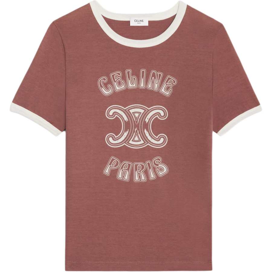 CELINE Paris 70’s T-shirt In Cotton Jersey