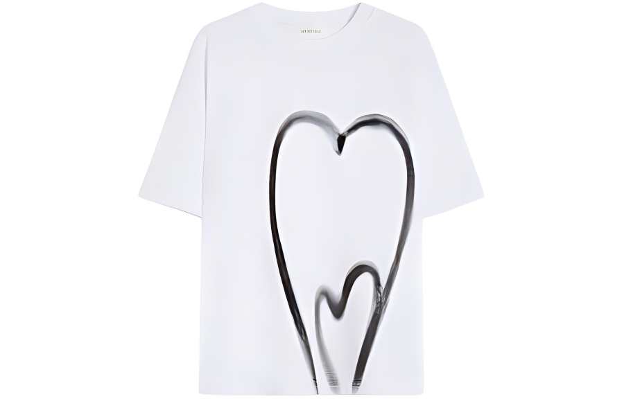 SportMax Heart Printed Crewneck T-Shirt