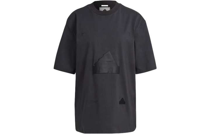 Adidas Adidas Drop Shoulder Sleeve T Shirt Women's Black