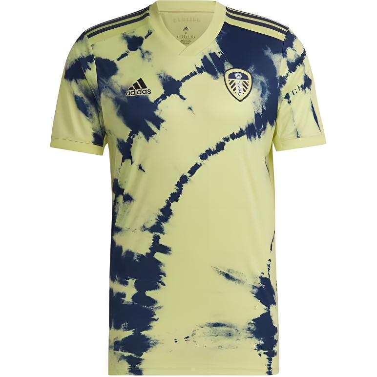 Adidas Adidas Leeds United LEEDS UNITED FC AWAY JERSEY Soccer Jersey Player Edition Men's Pulse Yellow/Dark Blue