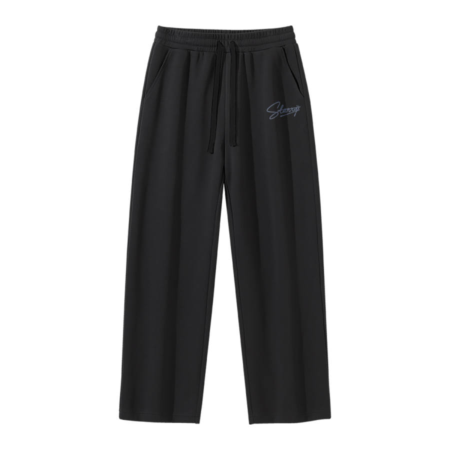 MINISO Casual Pants Unisex Thickened And Fleece Lined Straight Fit Pants