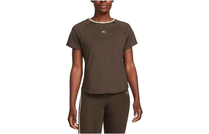 Nike Nike Dri Fit Raglan Sleeve T Shirt Women's Brown