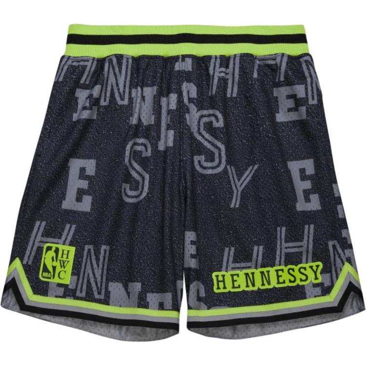 Mitchell Ness x Hennessy SS24 Basketball Shorts Unisex Black