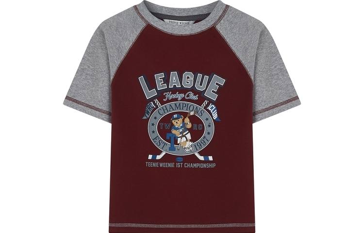 Teenie Weenie T Shirts Women's Crew Neck Moderate Straight Fit