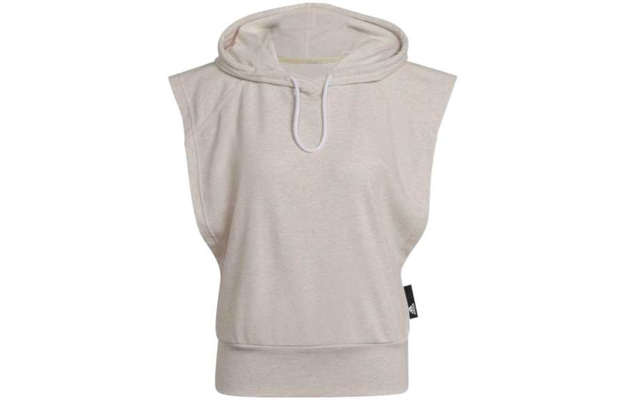 Adidas Adidas T Shirts Women's Gray Hooded Moderate Straight Fit