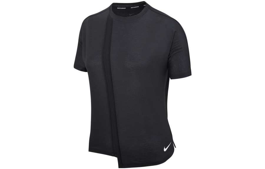 Nike Nike T Shirts Women's Black Crew Neck Moderate Straight Fit