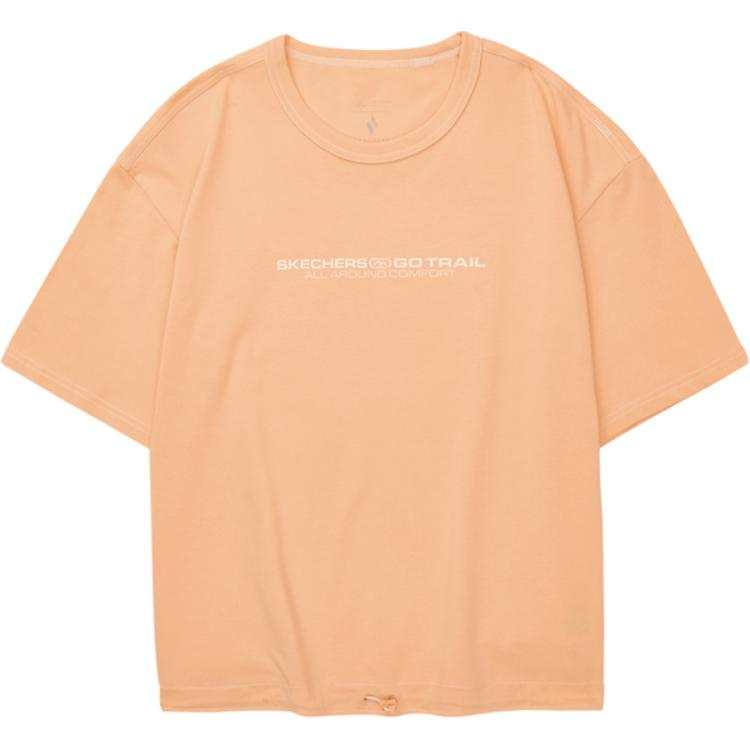 Skechers T Shirt Women's Coral Sand Orange