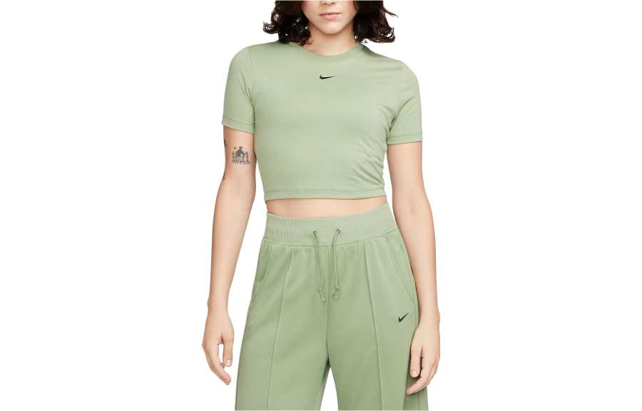 Nike Nike Sportswear Essentials T Shirt Women's Oil Green