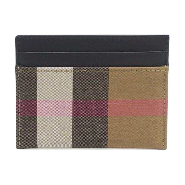 Burberry Canvas Card Holder Unisex Sand