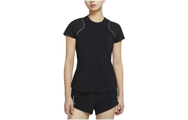 Nike Nike T Shirts Women's Black Crew Neck Moderate Other