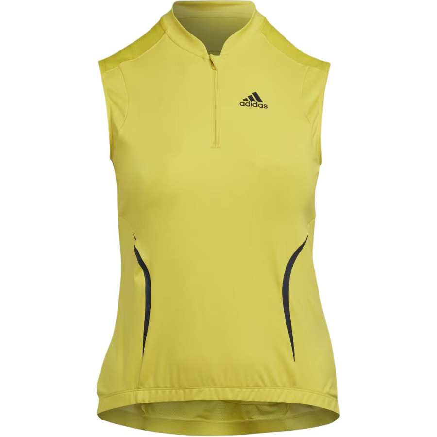 Adidas Adidas T Shirts Women's Yellow Crew Neck Moderate Straight Fit