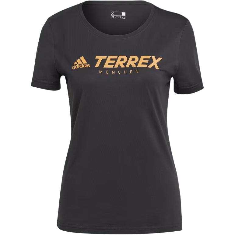 Adidas Adidas T Shirts Women's Black Crew Neck Moderate Other