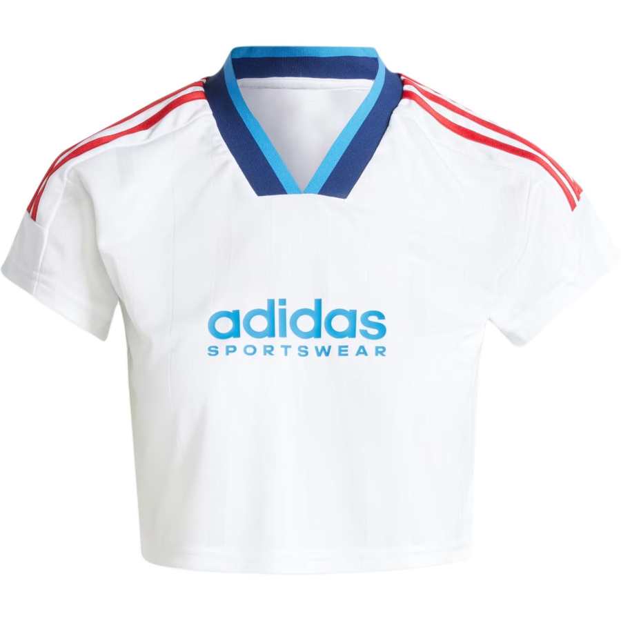 Adidas Adidas Drop Shoulder Sleeve T Shirt Women's White