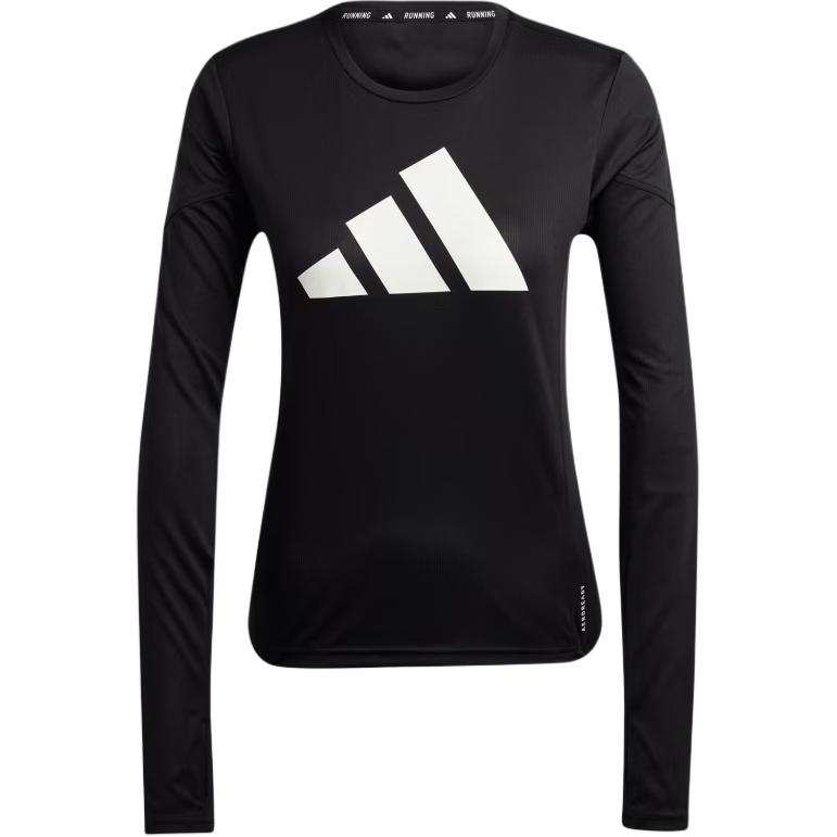 Adidas Adidas T Shirts Women's Black Crew Neck Moderate Straight Fit