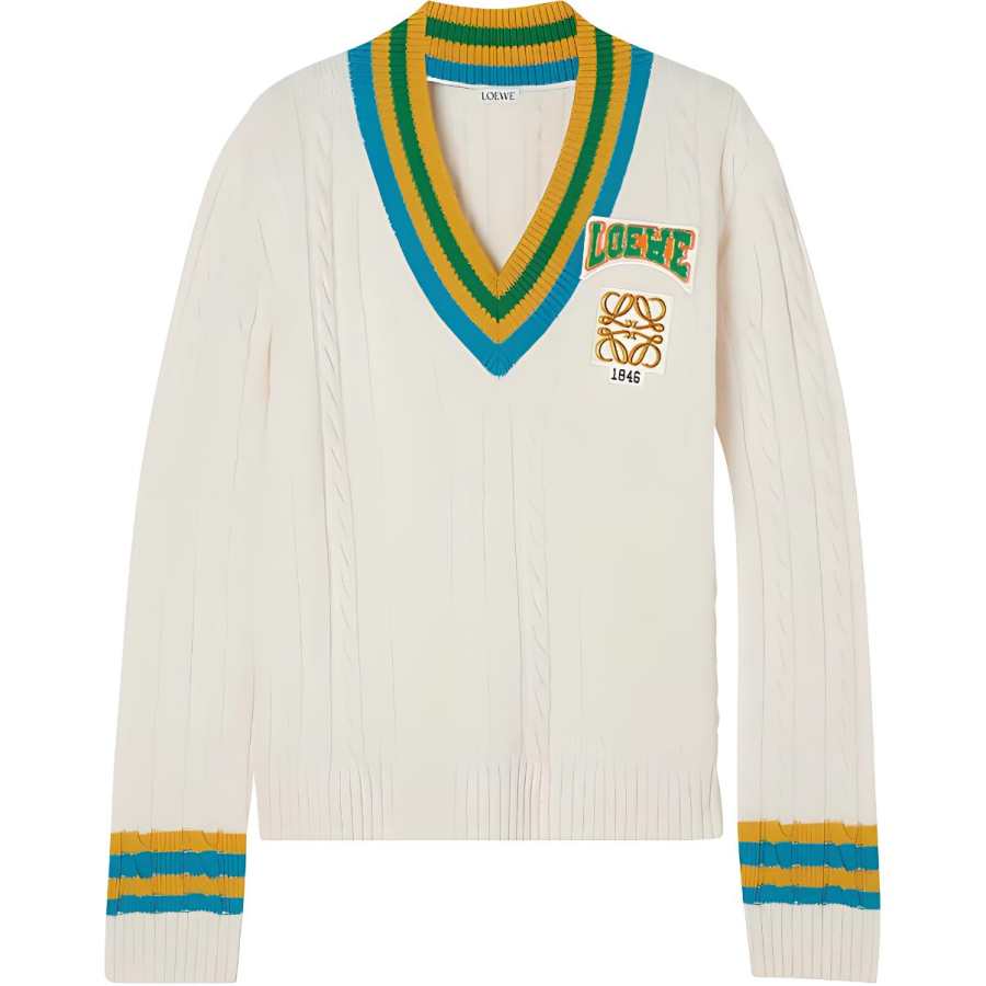 LOEWE LOEWE Varsity Sweater 'Soft White'