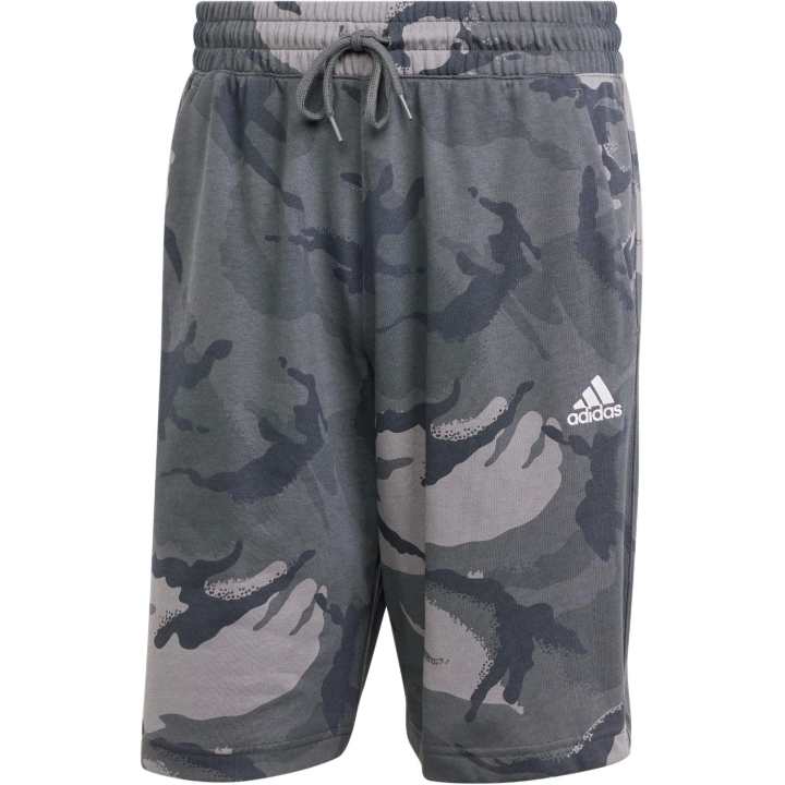 Adidas Adidas ESSENTIALS CAMOUFLAGE SHORTS Casual Shorts Men's Solid Dark Gray