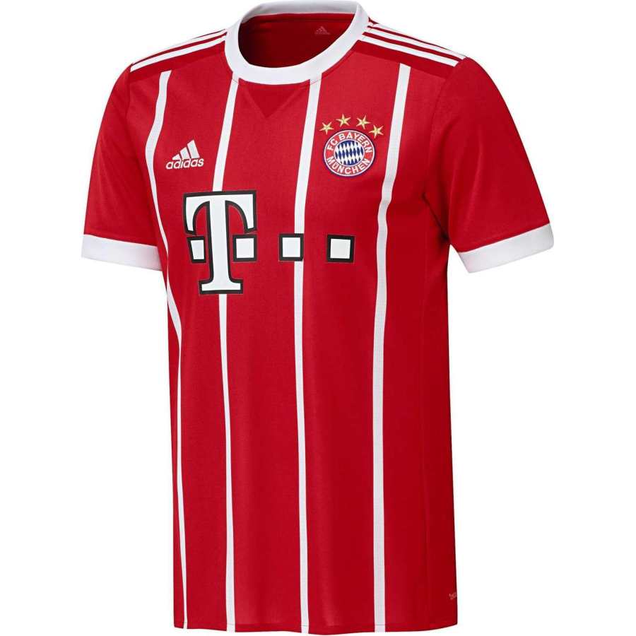 Adidas Adidas Bayern Munich Black Soccer Jersey Fan Edition Men's Red