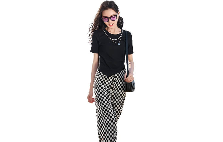 XIANGYING T Shirt Women's Black