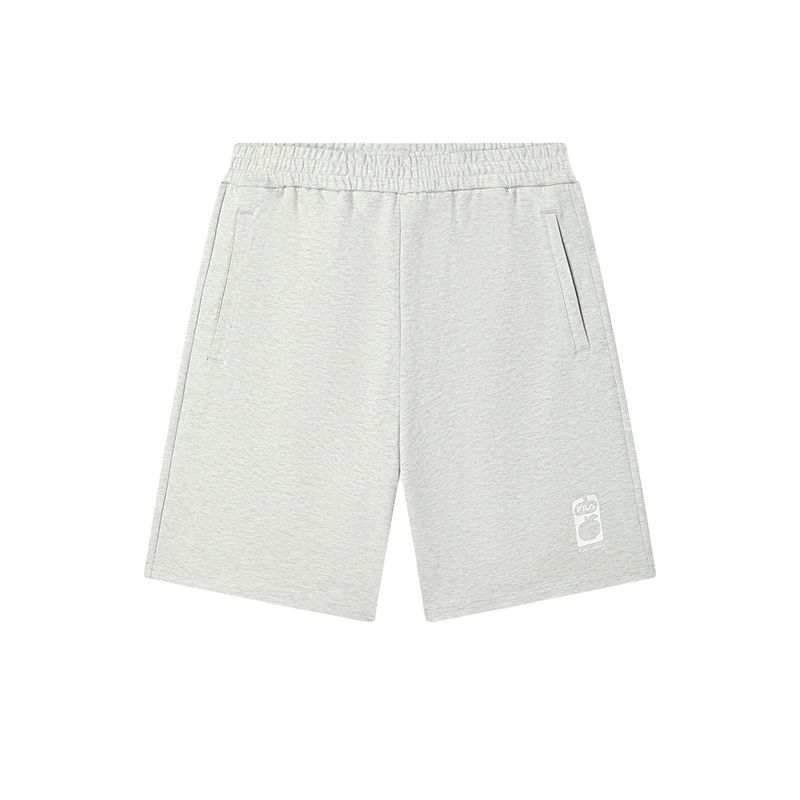 FILA ORIGINALE Sports Shorts Men's Ivory Heather Gray