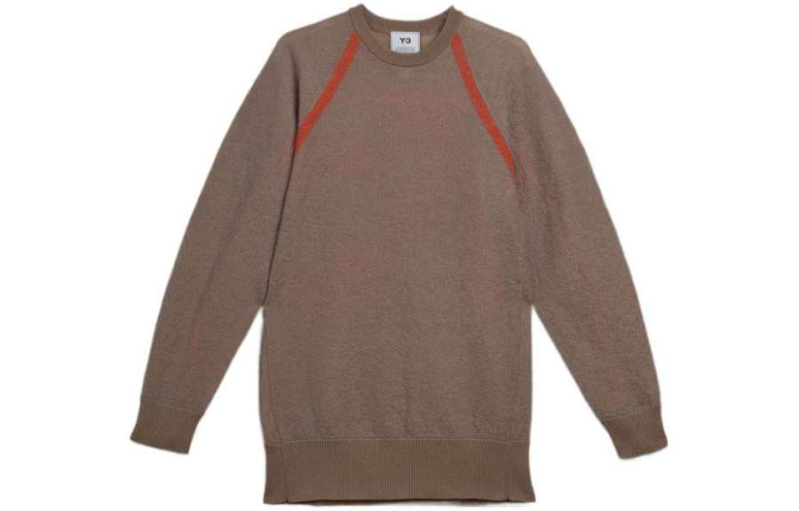 Y-3 Y 3 Sweaters Women's Brown Crew Neck Moderate Other