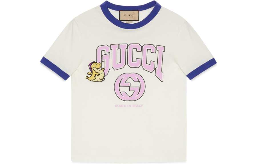 GUCCI SS24 T Shirt Women's Ecru