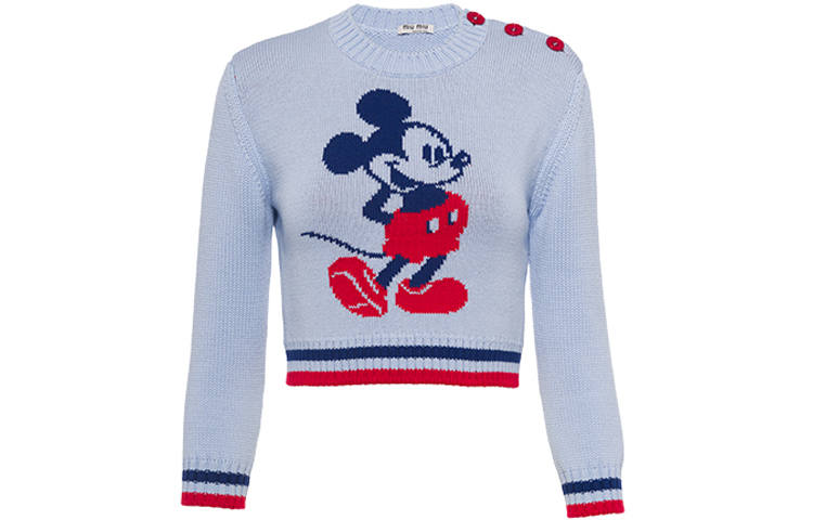 MIU MIU x Disney Sweater Women's Gray