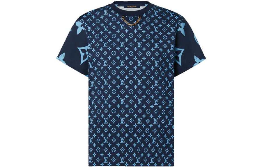 LOUIS VUITTON FW22 Regular T Shirt Women's Blue