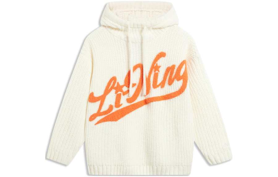 Li-Ning Li Ning Sports Life Collection Sweaters Women's Ecru Hooded Moderate Other