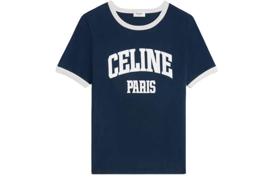 CELINE Paris 70's T-shirt In Cotton Jersey