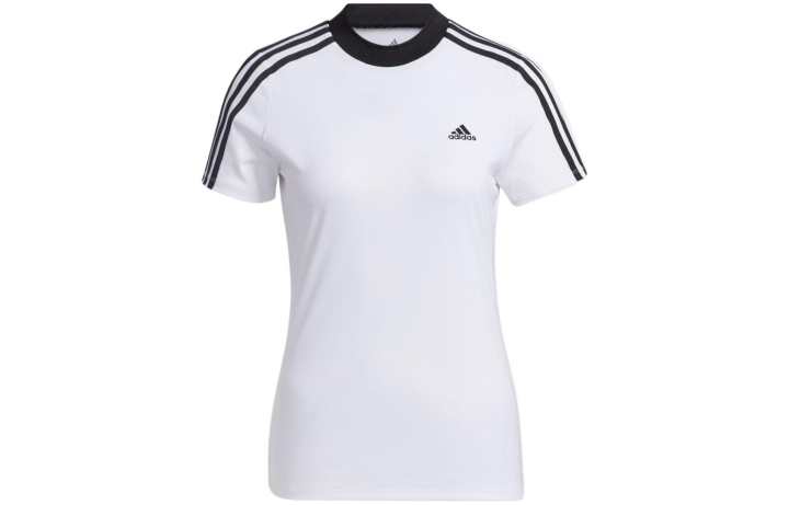 Adidas Adidas T Shirts Women's White Crew Neck Moderate Straight Fit