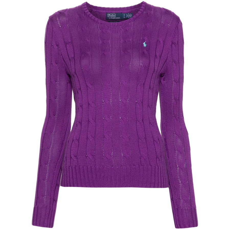 Polo Ralph Lauren SS24 Sweater Slim Fit Women's Purple