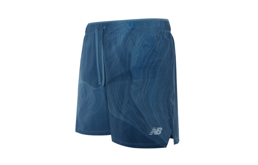 New Balance New Balance RC Printed Short 5' Casual Shorts Men's Agate Blue