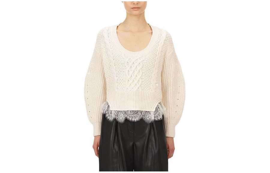 Self-portrait Self portrait Sweater Women's Ivory White