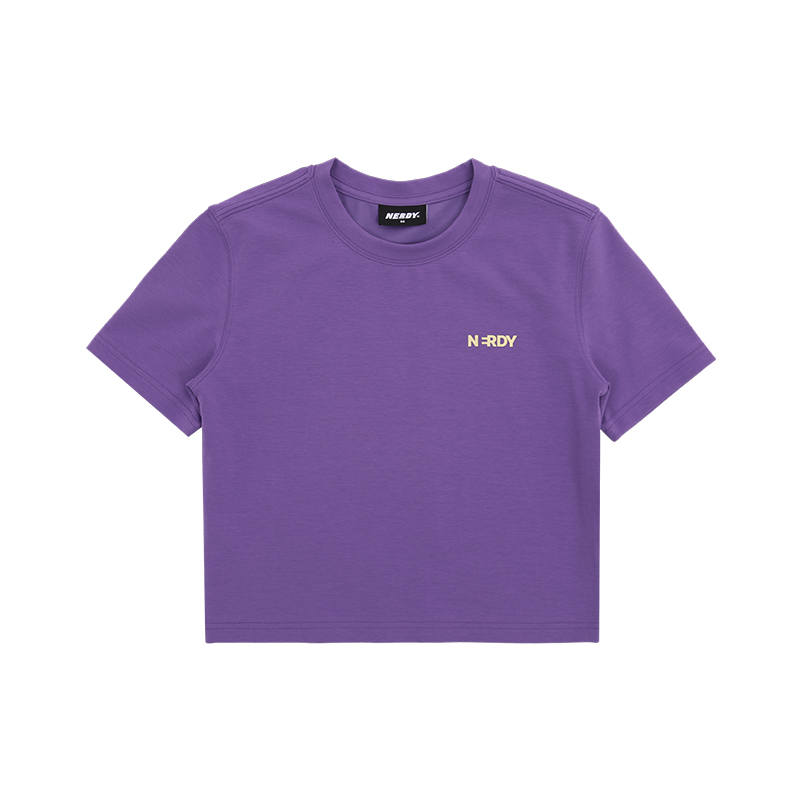 Nerdy SS24 T Shirt Women's Dark Purple