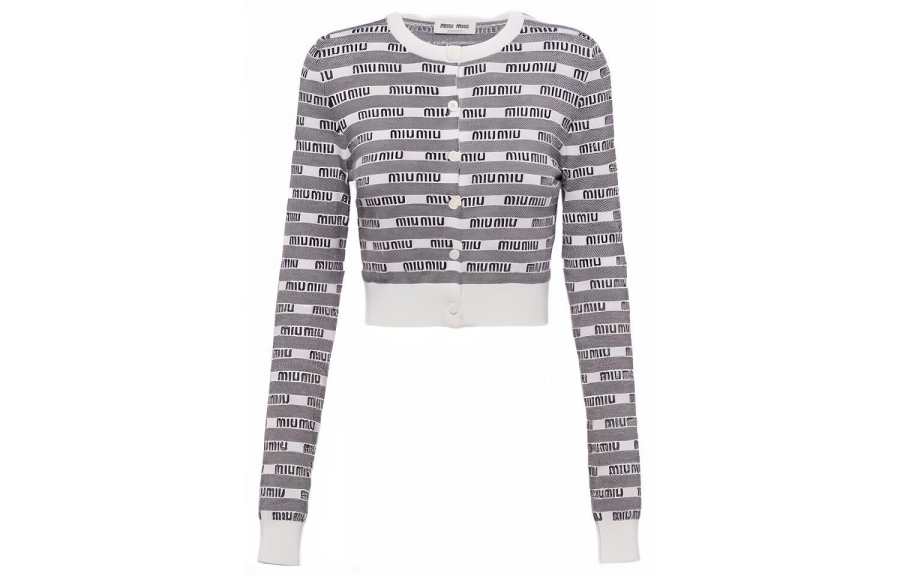 MIU MIU SS23 Sweater Women's Gray